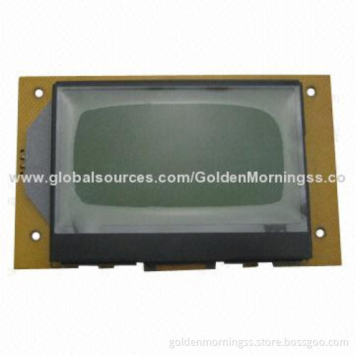128x64 Dots Matrix LCD Display Module, STN/Gray/Positive, White Backlight